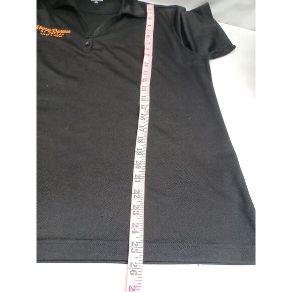 Edwards Harley Davidson of Dallas Motorcycle Black Polo Shirt XL - Picture 7 of 10